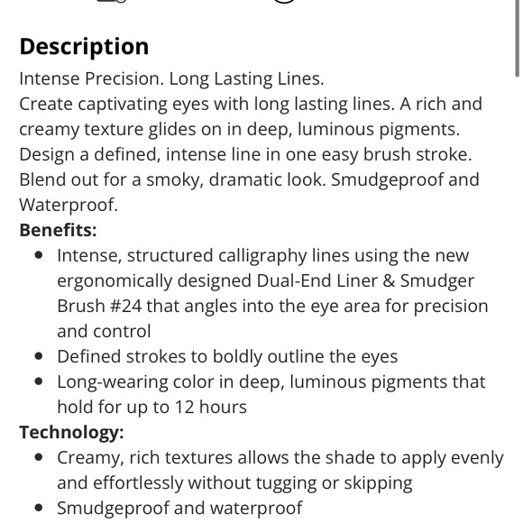 401 Dress-Up Teal Lancome Liner Design Gel Eyeliner - Picture 7 of 10